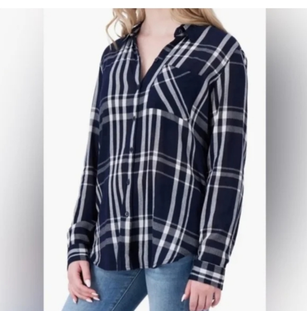 New! Lucky Brand Plaid Shirt Size Small